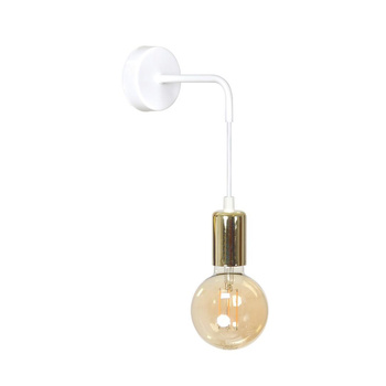 Kinkiet lampa ścienna do czytania 60W biały/złoty 786/K1 VESIO K1