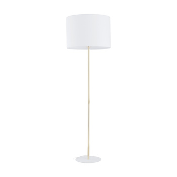 Lampa podłogowa z abażurem Umberto White Gold 16033 TK Lighting