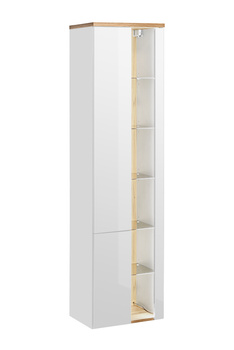 Szafka wysoka 2 drzwi BAHAMA WHITE 800 FSC