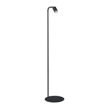 Lampa czarna podłogowa nowoczesna LOGAN 5489