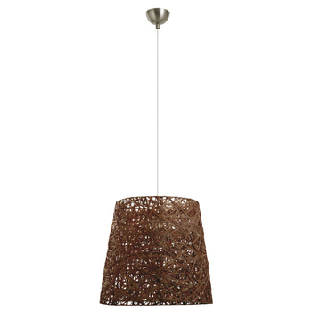 Lampa wisząca Cannucia brązowa 1 x E27