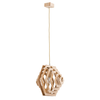 Drewniana Lampa wisząca Dastan 1xE27