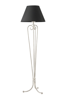 ARKADA klasyczna lampa podłogowa abażur czarny 1205