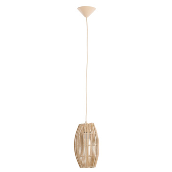 Lampa wisząca BOHO beżowa Buri 1xE27