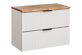 Zestaw meblowy 80cm z blatem SET-ADW B NAT WOTAN 80CM