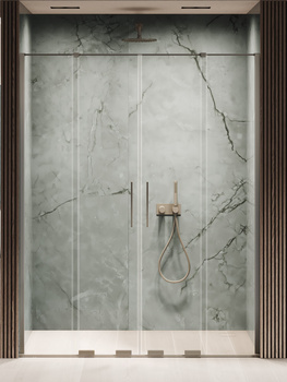 Drzwi wnękowe 150x200 – Gunmetal, szkło 8 mm (EXK-7835) | New Trendy