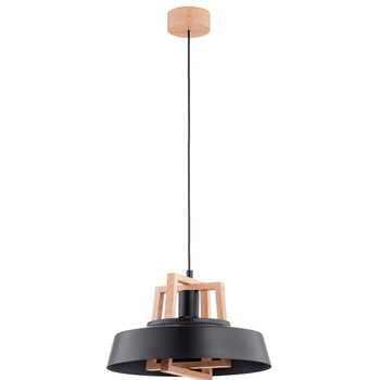Lampa wisząca BATUT 60943 z elementami drewna