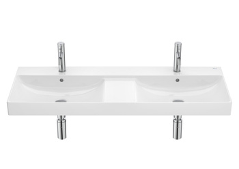 ONA Umywalka ścienna podwójna 120x46 cm