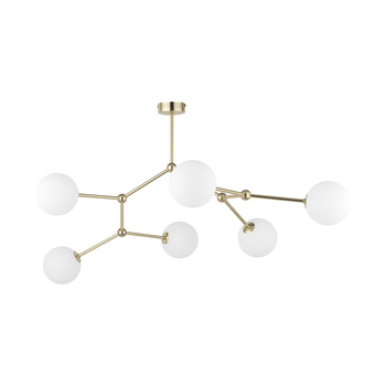 Żyrandol ze szklanymi kloszami w odcieniach bieli 6xG9 6W FAIRY 3532