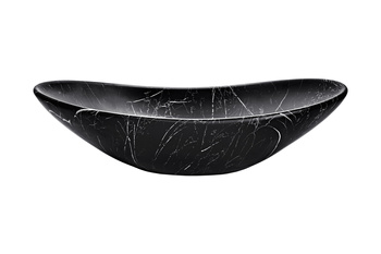 Umywalka nablatowa ceramiczna Czarny Mat 61,5cm UN-LENA-MB2 Comad