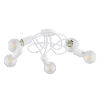Lampa sufitowa 5-punktowa BOSTON 63194 BIAŁA