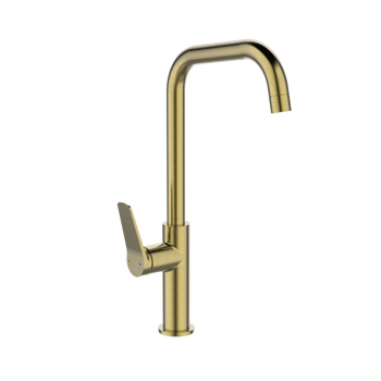 BATERIA ZLEWOZMYWAKOWA ALONIA INVENA TREND, ZŁOTO SZCZOTKOWANE