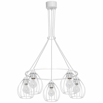 Lampa Wisząca DON WHITE 5xE27