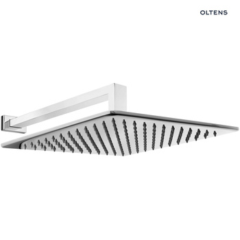 Oltens Sondera (S) Lagan (S) deszczownica 30 cm kwadratowa z ramieniem ściennym chrom 36015100