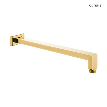 Oltens Lagan (S) ramię deszczownicy 40 cm prostokątne złoty połysk 39401800
