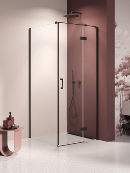 Kabina prysznicowa 110x100x200 – Czarny, szkło 6 mm (K-3717) | New Trendy