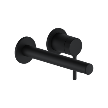 PI bateria umywalkowa podtynkowa komplet, czarny mat