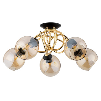 Dekoracyjna lampa sufitowa MODENA 63179 ZŁOTA