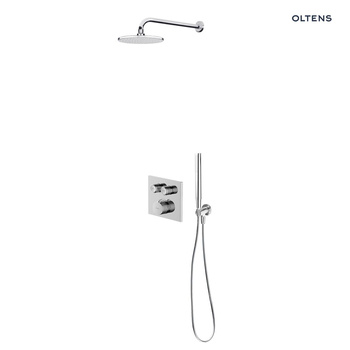 Zestaw Oltens Onega (S) bateria podtynkowa z deszczownicą 25 cm Vindel i kompletem prysznicowym Ume chrom 36620100