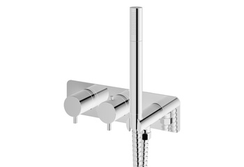 Termostatyczna bateria prysznicowa z 2 wyjściami wody chrom
QW265A
