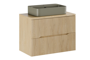 Zestaw meblowy 80cm z blatem i umywalką nablatową Trust Nordic Cremona – set-nc b cremona 80cm un trust og