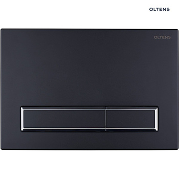 Oltens Torne przycisk spłukujący do WC czarny mat/chrom/czarny mat 57101300