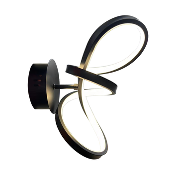 Kinkiet Tesoro Czarny 15W LED