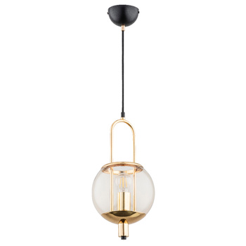Gustowna lampa wisząca z LERANS 60895 z kloszem
