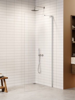 Walk-in 110x200 – Chrom, szkło 8 mm (K-1718-WL) | New Trendy