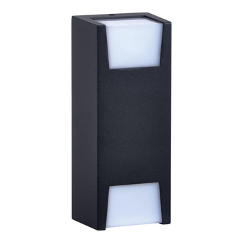 Dwukierunkowa, ledowa, ogrodowa lampa ścienna K-8145 z serii SLOT
