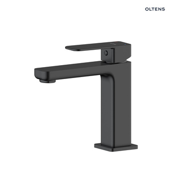 Oltens Hadsel bateria umywalkowa stojąca czarny mat 32204300