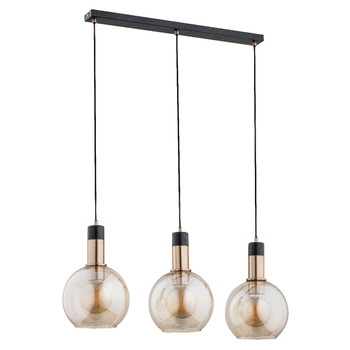 Lampa MAYA 62163 z wiszącymi kloszami ZŁOTA