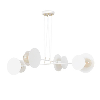 Biała lampa wisząca LOFT regulowana 4x60W 793/4 IDEA 4