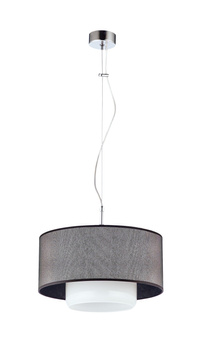 AVEO żyrandol szary 1-punktowy klosz biały 1331