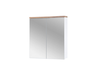 Szafka z Lustrem 60cm 2 Drzwi BALI WHITE 840 FSC