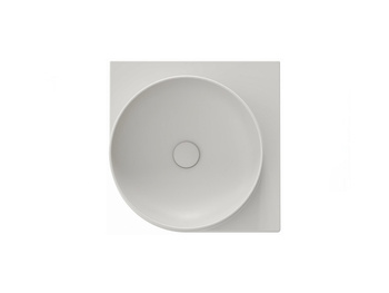 Ravak Umywalka ceramiczna Ravak cienkościenna Yard 45 cm C bez otworu Smoke Grey XJX0O045000