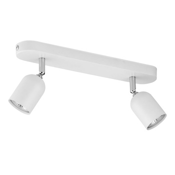 Sufitowa lampa SPOT klasyczna biały-chrom 2xGU10 TOP 4412