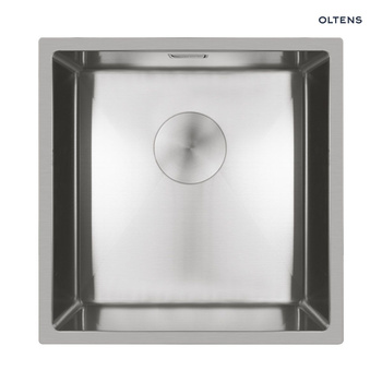 Oltens Hydda zlewozmywak stalowy 44x44 cm 1 komorowy stal szlachetna polerowana 71103100