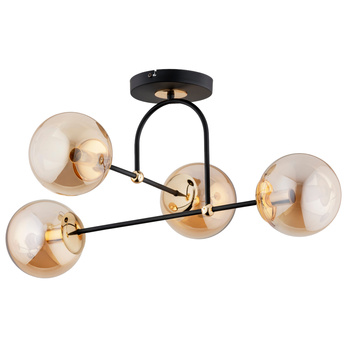 Efektowna lampa ALERSY 63191 z ozdobnymi kloszami