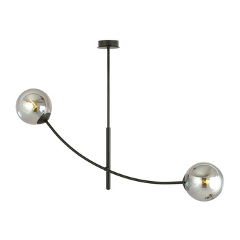 Nowoczesna lampa sufitowa, kule metalizowane 2-punktowa HUNTER 1100/2