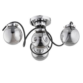 Luksusowa lampa KRETKA 28414 z kloszami CHROM
