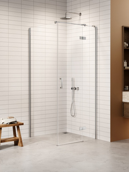 Kabina prysznicowa 110x100x200 – Chrom, szkło 6 mm (K-3617) | New Trendy