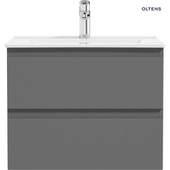 Oltens Vernal umywalka z szafką 60 cm grafit mat 68000400