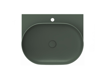 Ravak Umywalka ceramiczna Ravak cienkościenna Yard 60 cm z otworem Grey Green XJX08260000