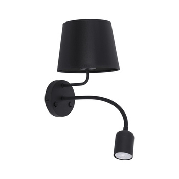 Kinkiet ścienny podwójny E27+GU10 czarny MAJA 2537 TK Lighting
