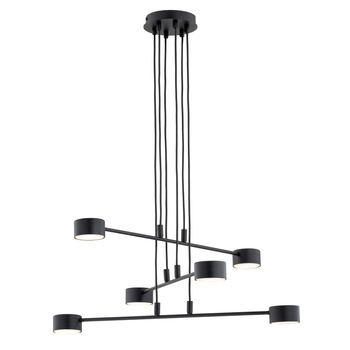 Nowoczesna lampa wisząca sufitowa 6-punktowa MODUS 6 BLACK 1339/6