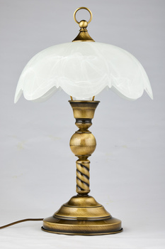 JUPITER klasyczna lampa gabinetowa patynowana 0007