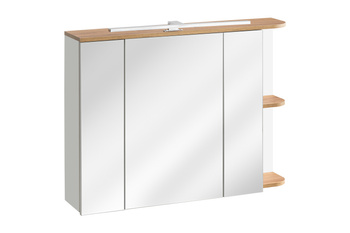 Szafka z Lustrem 90cm 3 Drzwi PLATINUM 840 FSC