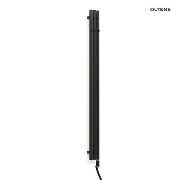 Grzejnik łazienkowy Oltens Stang S (e) 180x13 cm czarny mat 55124300 – funkcjonalny i elegancki