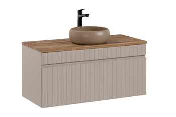Zestaw meblowy 100cm z blatem i umywalką nablatową Wiki Iconic Cashmere – SET - ICC B 100 CM WIKI-MC